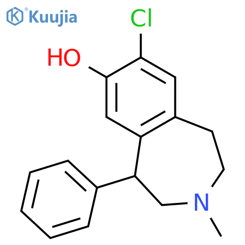 1H-3-Benzazepin-7-ol, 8-chloro-2,3,4,5-tetrahydro-3-methyl-5-phenyl- structure