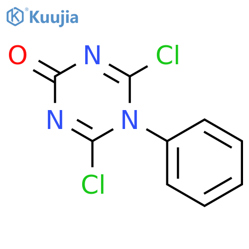 1,3,5-TRIAZIN-2(5H)-ONE, 4,6-DICHLORO-5-PHENYL- structure