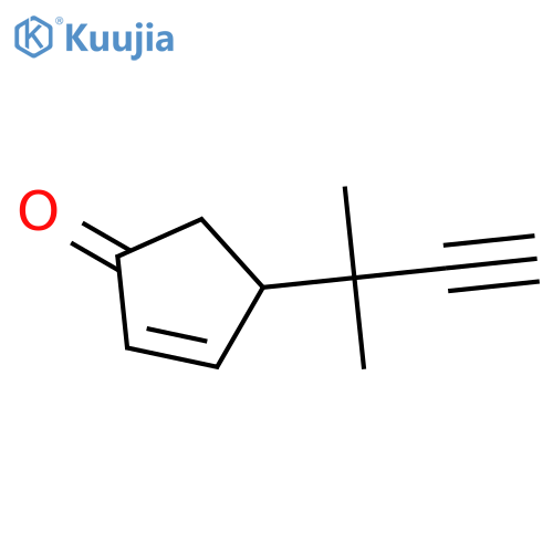 2-Cyclopenten-1-one, 4-(1,1-dimethyl-2-propynyl)- structure