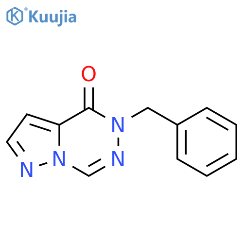Pyrazolo[1,5-d][1,2,4]triazin-4(5H)-one, 5-(phenylmethyl)- structure