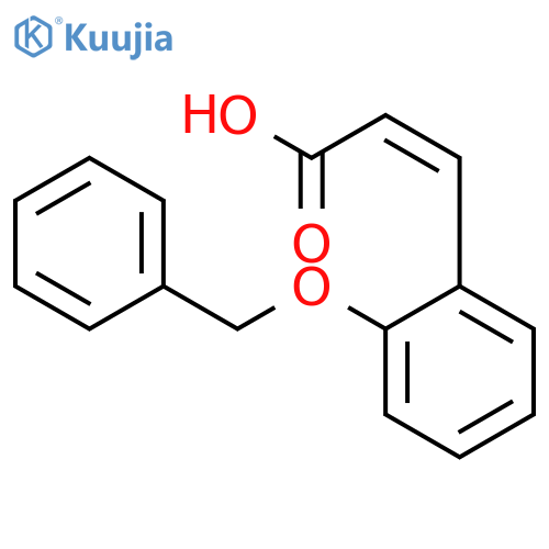 2-Propenoic acid, 3-[2-(phenylmethoxy)phenyl]-, (Z)- structure