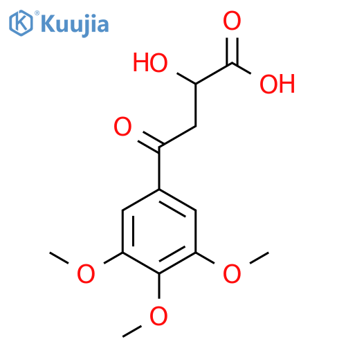 2-hydroxy-4-oxo-4-(3,4,5-trimethoxyphenyl)butanoic acid structure