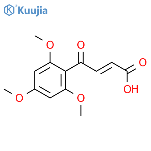 4-Oxo-4-(2,4,6-trimethoxyphenyl)-2-butenoic acid structure