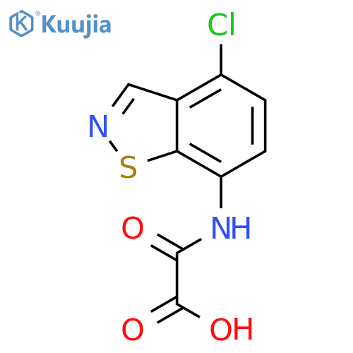 ACETIC ACID, [(4-CHLORO-1,2-BENZISOTHIAZOL-7-YL)AMINO]OXO- structure
