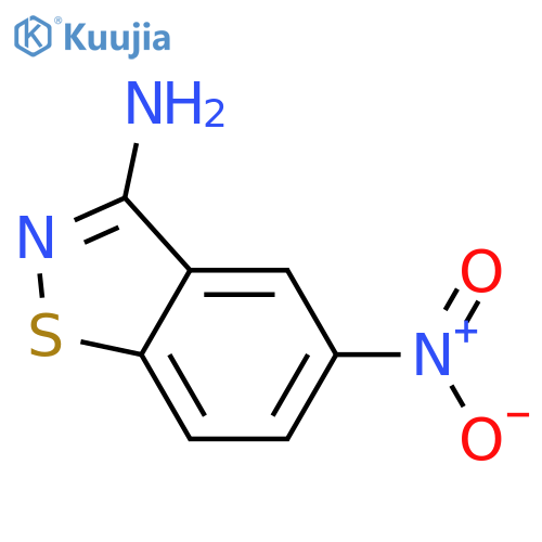 3-Amino-5-nitrobenzoisothiazole structure