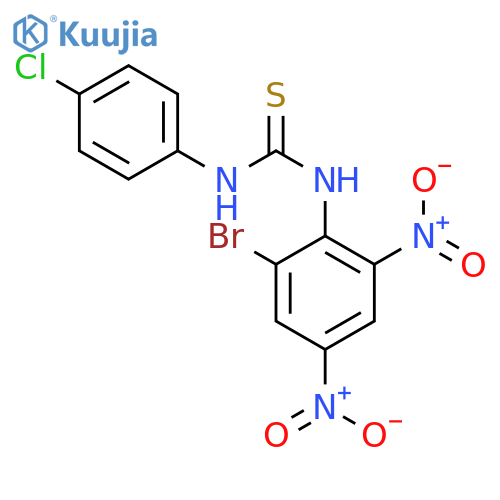 Thiourea, N-(2-bromo-4,6-dinitrophenyl)-N'-(4-chlorophenyl)- structure