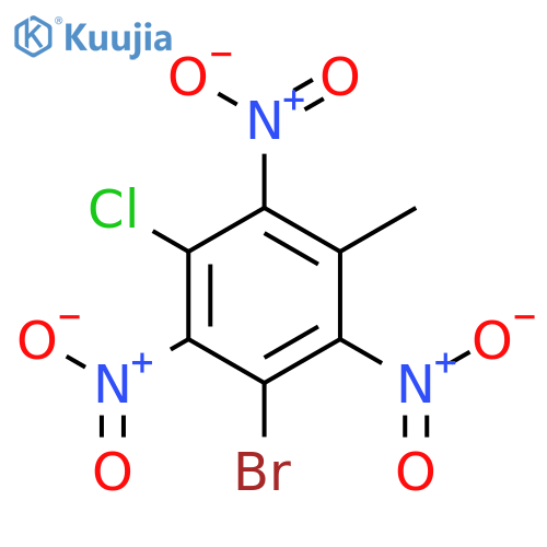BENZENE, 1-BROMO-3-CHLORO-5-METHYL-2,4,6-TRINITRO- structure