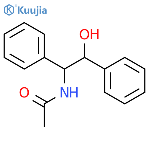 ACETAMIDE, N-(2-HYDROXY-1,2-DIPHENYLETHYL)- structure