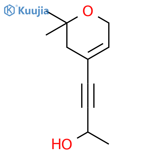 3-BUTYN-2-OL, 4-(3,6-DIHYDRO-2,2-DIMETHYL-2H-PYRAN-4-YL)- structure