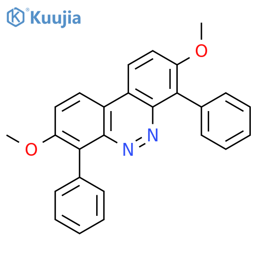 BENZO[C]CINNOLINE, 3,8-DIMETHOXY-4,7-DIPHENYL- structure