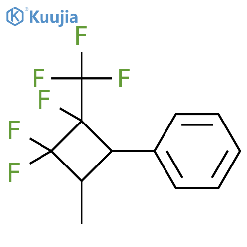 Benzene, [2,3,3-trifluoro-4-methyl-2-(trifluoromethyl)cyclobutyl]- structure