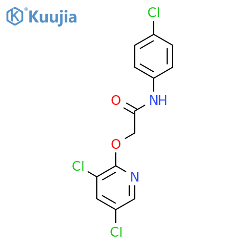 ACETAMIDE, N-(4-CHLOROPHENYL)-2-[(3,5-DICHLORO-2-PYRIDINYL)OXY]- structure