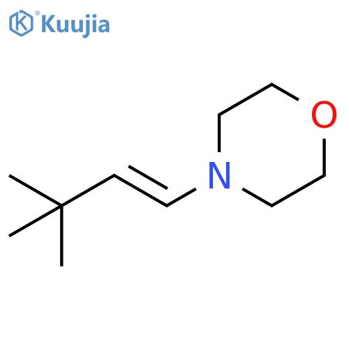 4-(3,3-dimethylbut-1-en-1-yl)morpholine structure