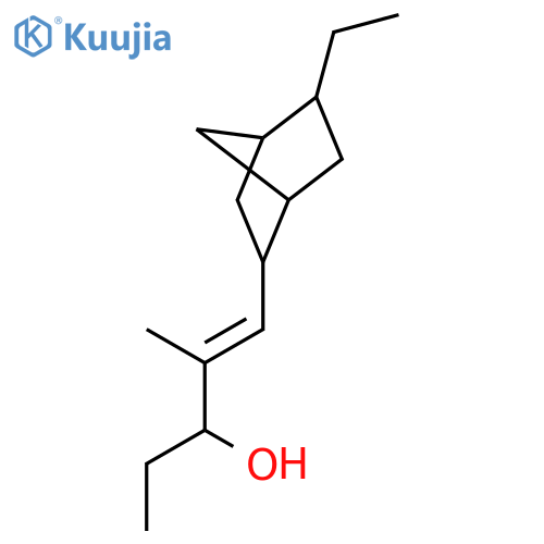 1-Penten-3-ol, 1-(5-ethylbicyclo[2.2.1]hept-2-yl)-2-methyl- structure