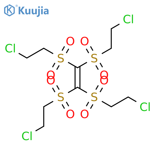 Ethene, tetrakis[(2-chloroethyl)sulfonyl]- structure