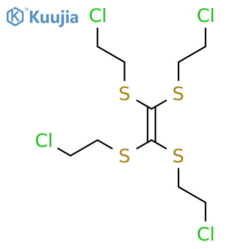 Ethene,1,1,2,2-tetrakis[(2-chloroethyl)thio]- structure