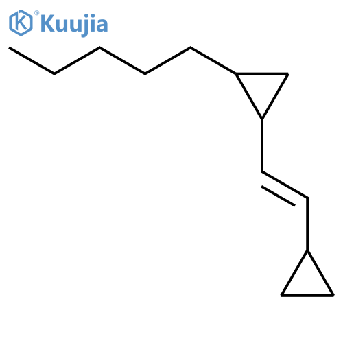 Cyclopropane, 1-(2-cyclopropylethenyl)-2-pentyl- structure
