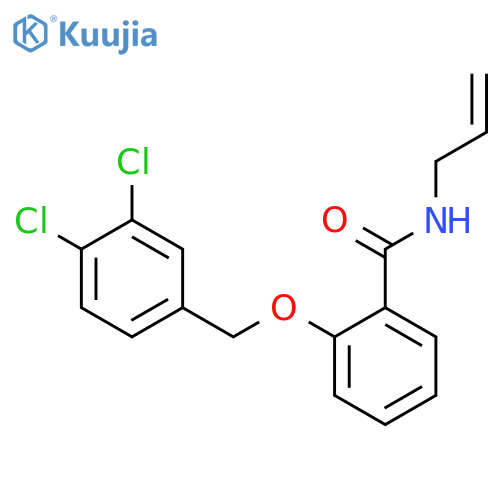 BENZAMIDE, 2-[(3,4-DICHLOROPHENYL)METHOXY]-N-2-PROPENYL- structure