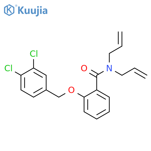 Benzamide, 2-[(3,4-dichlorophenyl)methoxy]-N,N-di-2-propenyl- structure