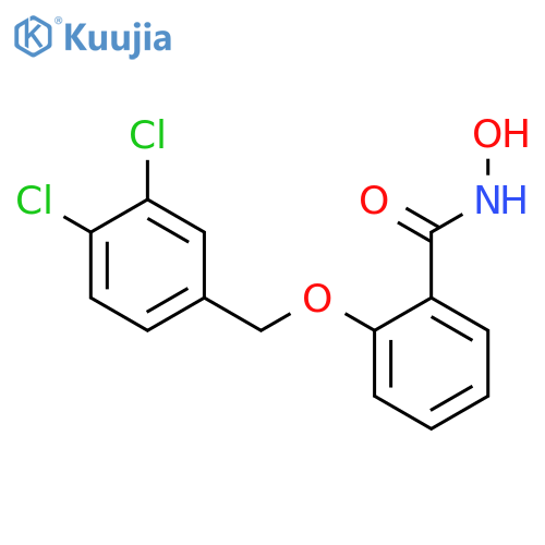 BENZAMIDE, 2-[(3,4-DICHLOROPHENYL)METHOXY]-N-HYDROXY- structure