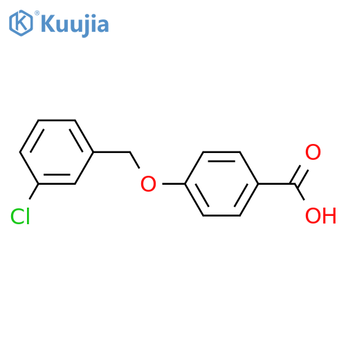4-(3-Chlorobenzyl)oxybenzoic Acid structure