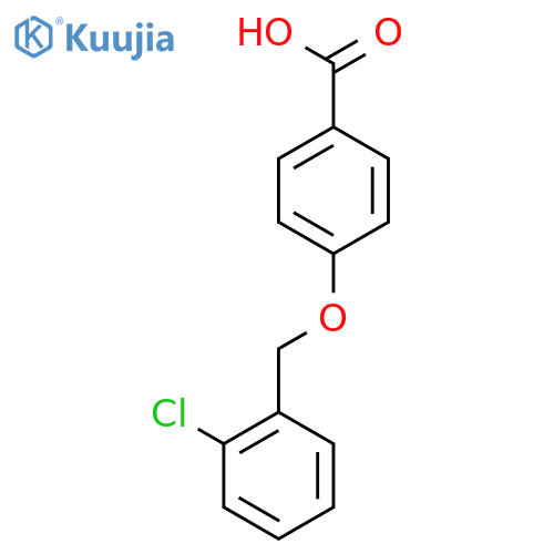 4-(2-Chlorobenzyl)oxybenzoic Acid structure