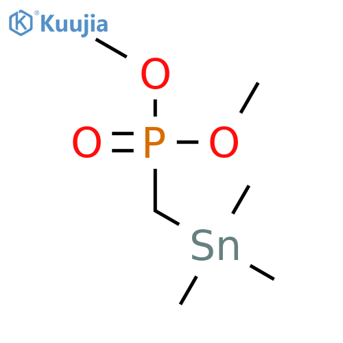 Phosphonic acid, [(trimethylstannyl)methyl]-, dimethyl ester structure