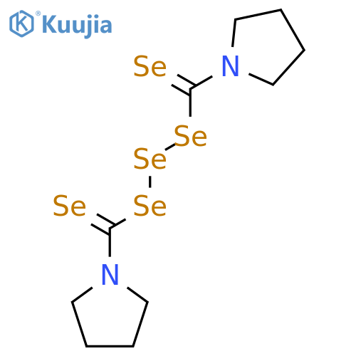 TRISELENIDE, BIS(1-PYRROLIDINYLSELENOXOMETHYL) structure