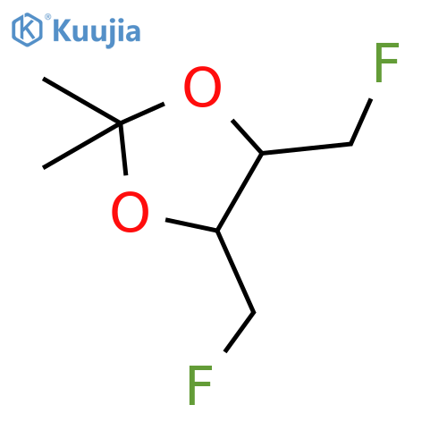 (4S,5S)-(+)-4,5-Bis(fluoromethyl)-2,2-dimethyl-1,3-dioxolane structure