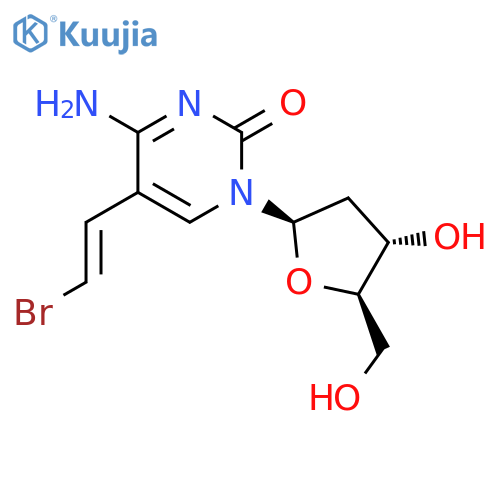 Cytidine, 5-(2-bromoethenyl)-2'-deoxy- structure