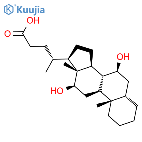 Cholan-24-oic acid, 7,12-dihydroxy-, (5b,7b,12b)- structure
