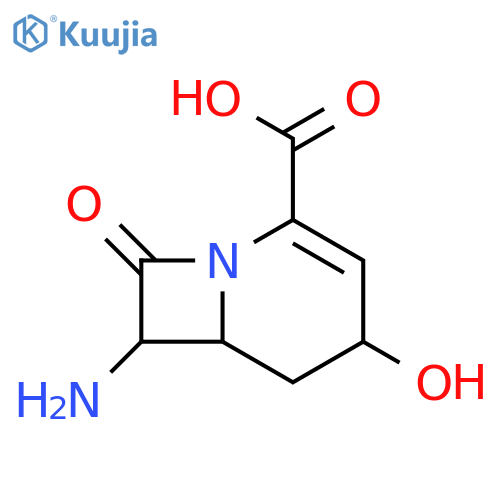 1-Azabicyclo[4.2.0]oct-2-ene-2-carboxylicacid, 7-amino-4-hydroxy-8-oxo-, (4R,6R,7R)-rel- structure