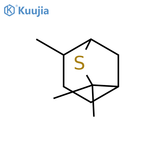 6-Thiabicyclo(3.2.1)octane, 4,7,7-trimethyl-, endo- structure