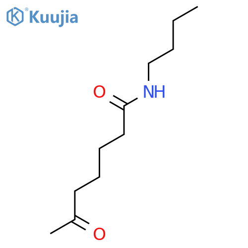HEPTANAMIDE, N-BUTYL-6-OXO- structure