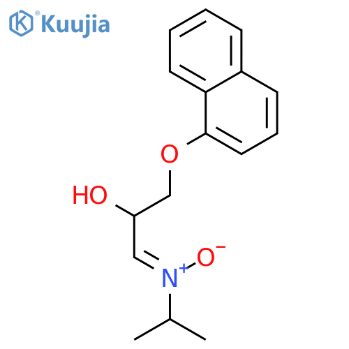 2-Propanol,1-[(1-methylethyl)oxidoimino]-3-(1-naphthalenyloxy)-, (E)- (9CI) structure