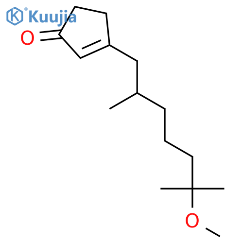 2-CYCLOPENTEN-1-ONE, 3-(6-METHOXY-2,6-DIMETHYLHEPTYL)- structure