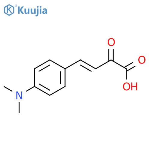3-Butenoic acid, 4-[4-(dimethylamino)phenyl]-2-oxo- structure