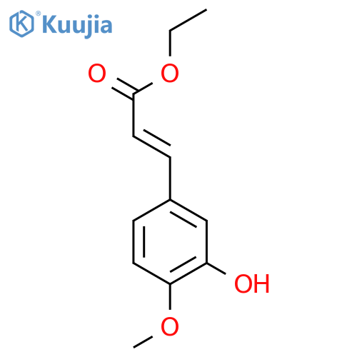3-(3-Hydroxy-4-methoxyphenyl)-2-propenoic Acid Ethyl Ester structure
