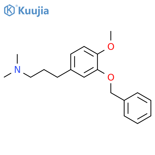 BENZENEPROPANAMINE, 4-METHOXY-N,N-DIMETHYL-3-(PHENYLMETHOXY)- structure