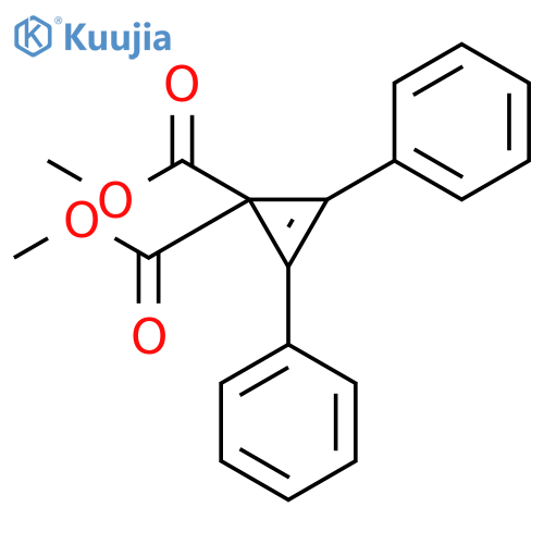 2-Cyclopropene-1,1-dicarboxylic acid, 2,3-diphenyl-, dimethyl ester structure