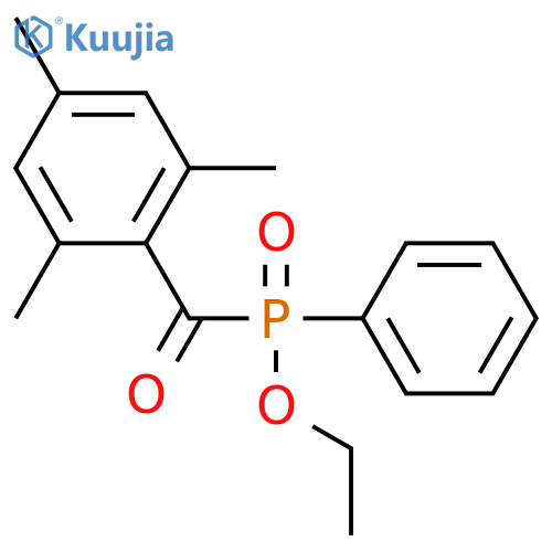 Ethyl (2,4,6-trimethylbenzoyl) phenylphosphinate structure