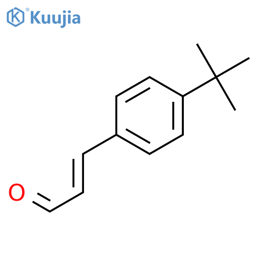 (E)-3-(4-(tert-Butyl)phenyl)acrylaldehyde structure