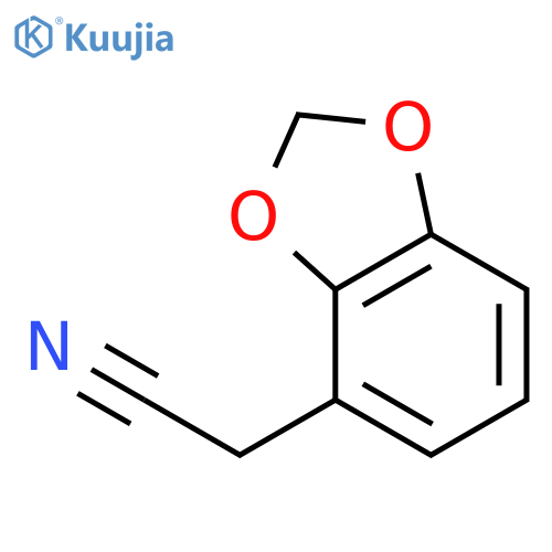1,3-Benzodioxole-4-acetonitrile structure