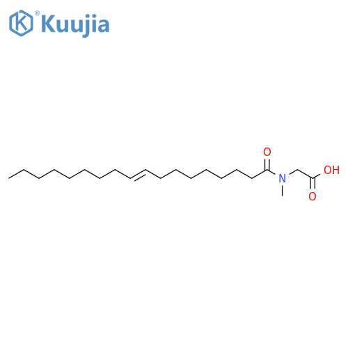 Glycine, N-methyl-N-(1-oxo-9-octadecenyl)-, (E)- (9CI) structure