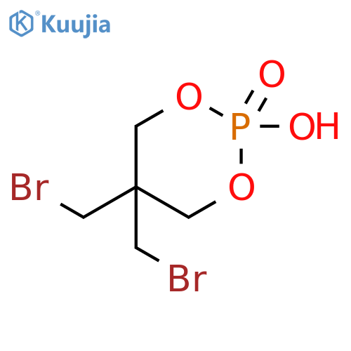 1,3,2-Dioxaphosphorinane, 5,5-bis(bromomethyl)-2-hydroxy-, 2-oxide structure