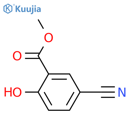 Methyl 5-cyano-2-hydroxybenzoate structure