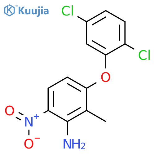 3-(2,5-Dichlorophenoxy)-2-methyl-6-nitroaniline structure