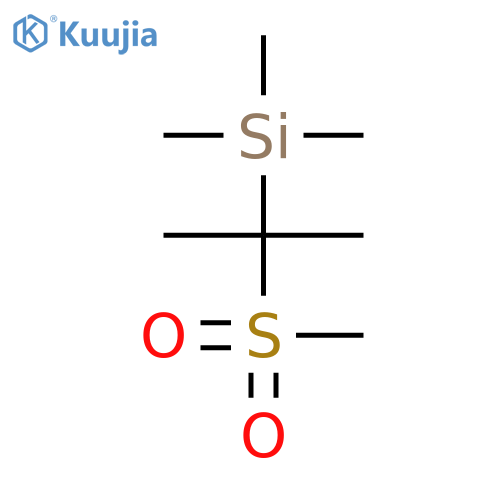 Silane, trimethyl[1-methyl-1-(methylsulfonyl)ethyl]- structure