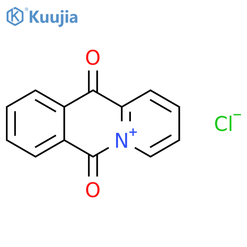 BENZO[B]QUINOLIZINIUM, 6,11-DIHYDRO-6,11-DIOXO-, CHLORIDE structure