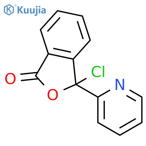 1(3H)-Isobenzofuranone, 3-chloro-3-(2-pyridinyl)- structure